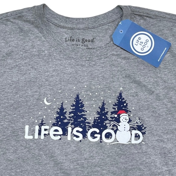 Life Is Good Men’s Lot Of 3 Holiday Crusher Tees Size XL Short Long Sleeve Tops - Picture 11 of 13